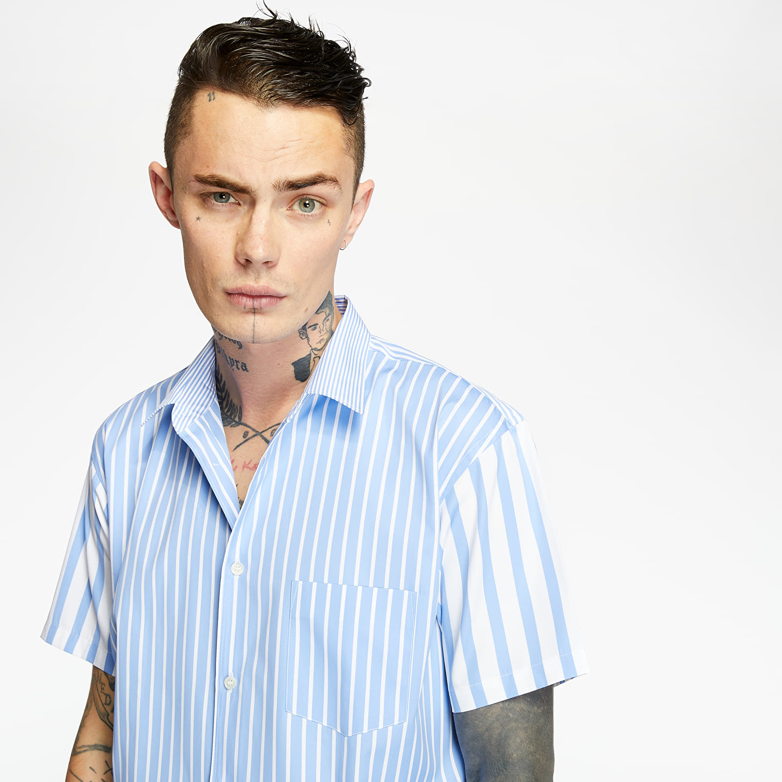 Shirts Comme des Garçons SHIRT Striped Shirt Blue/ White (S28079-1