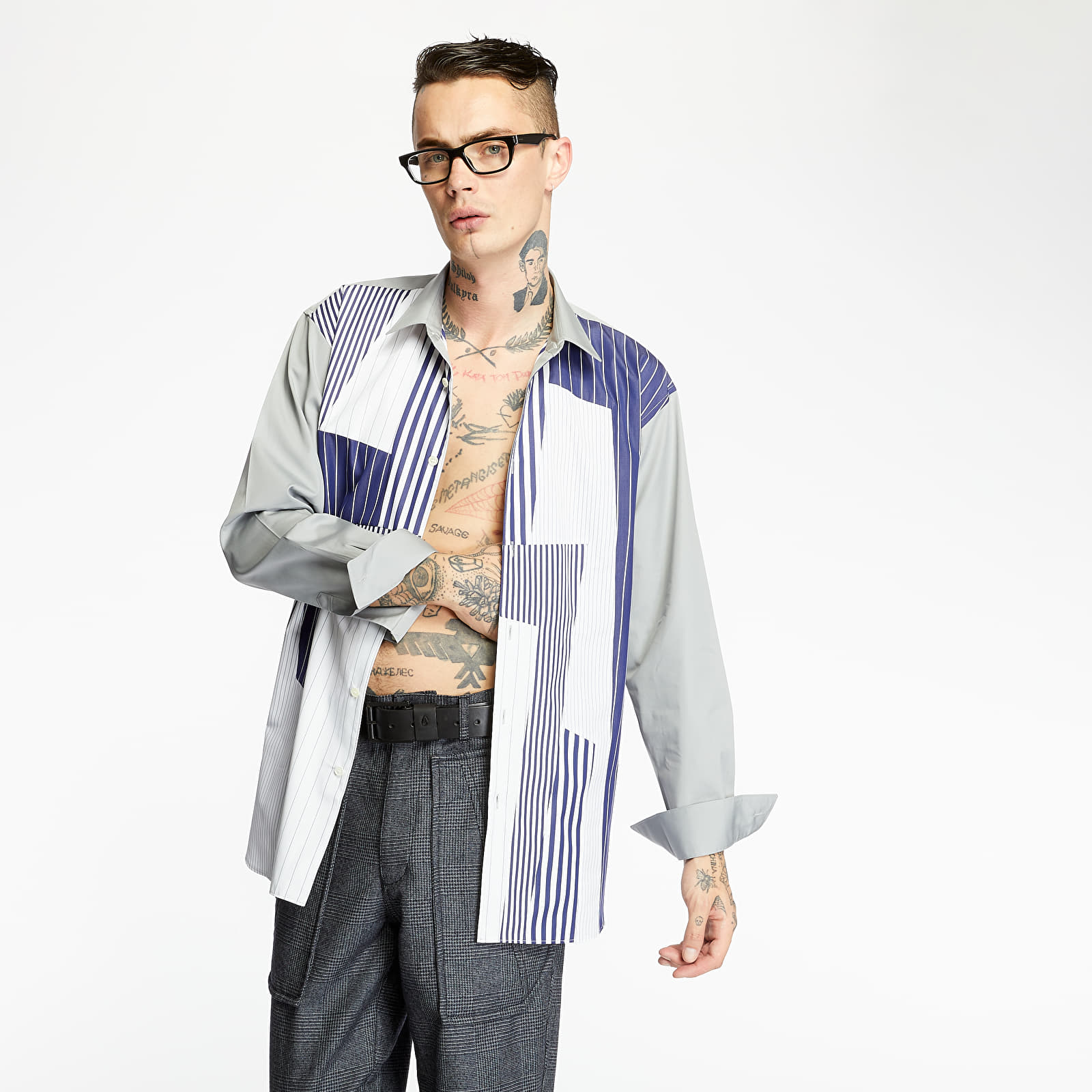 Shirts Comme Des Garçons SHIRT Colour Block Shirt Multicolor