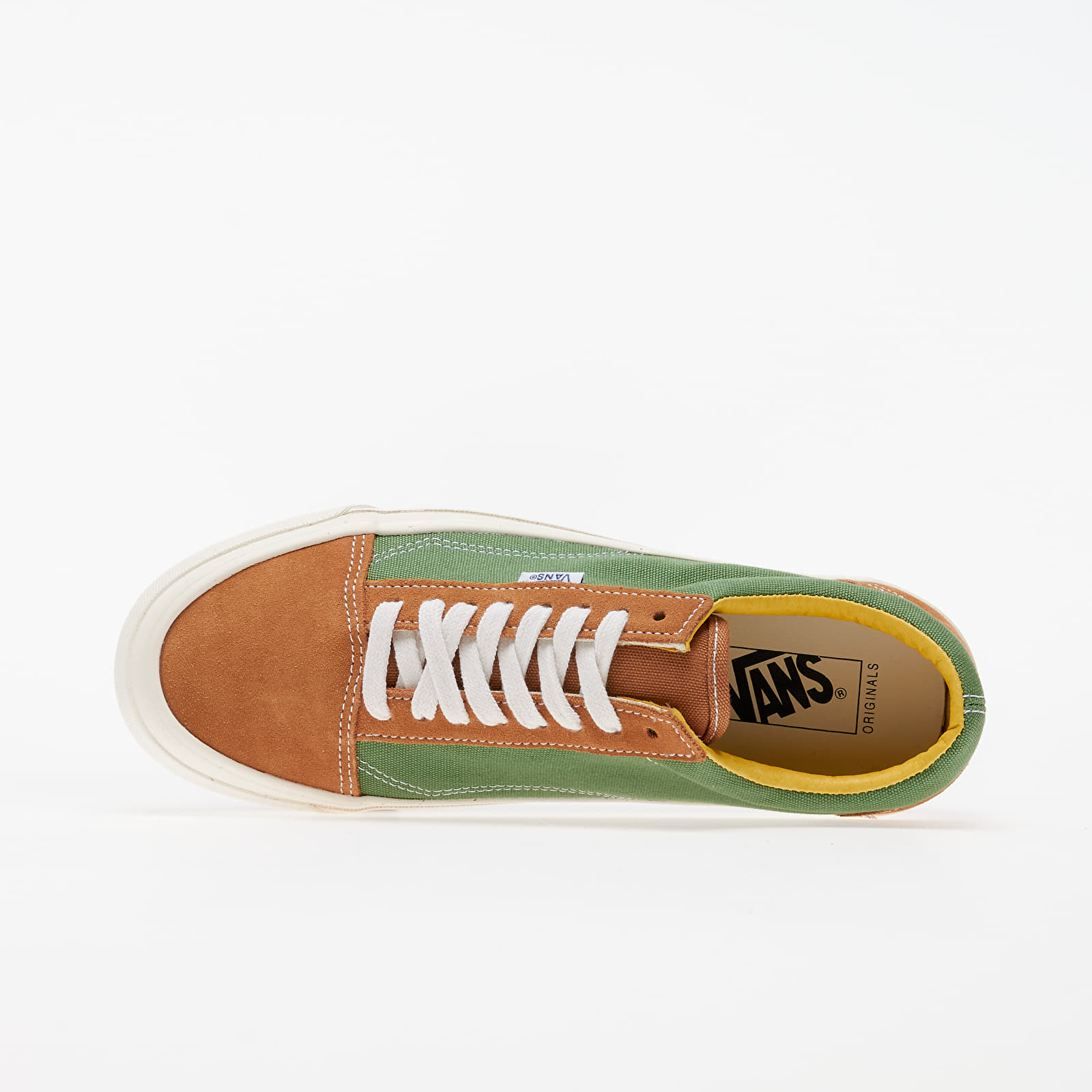 Men's shoes Vans Old Skool NS OG LX (Suede/ Canvas) Brown/ Green