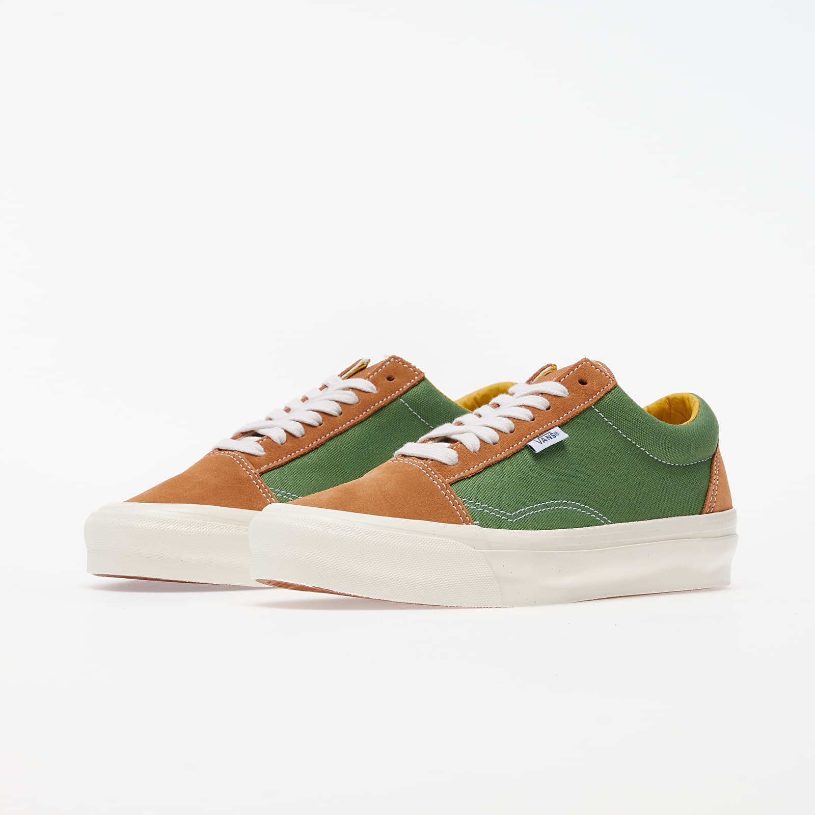 Men's shoes Vans Old Skool NS OG LX (Suede/ Canvas) Brown/ Green