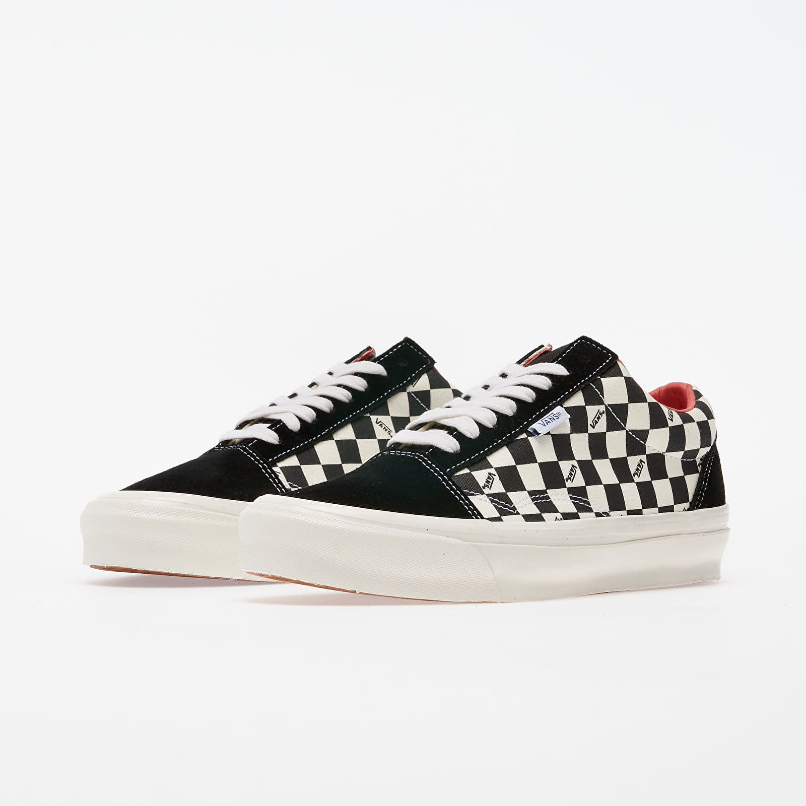 Pánske tenisky a topánky Vans Vault Old Skool NS OG LX (Suede/ Canvas) Checkerboard