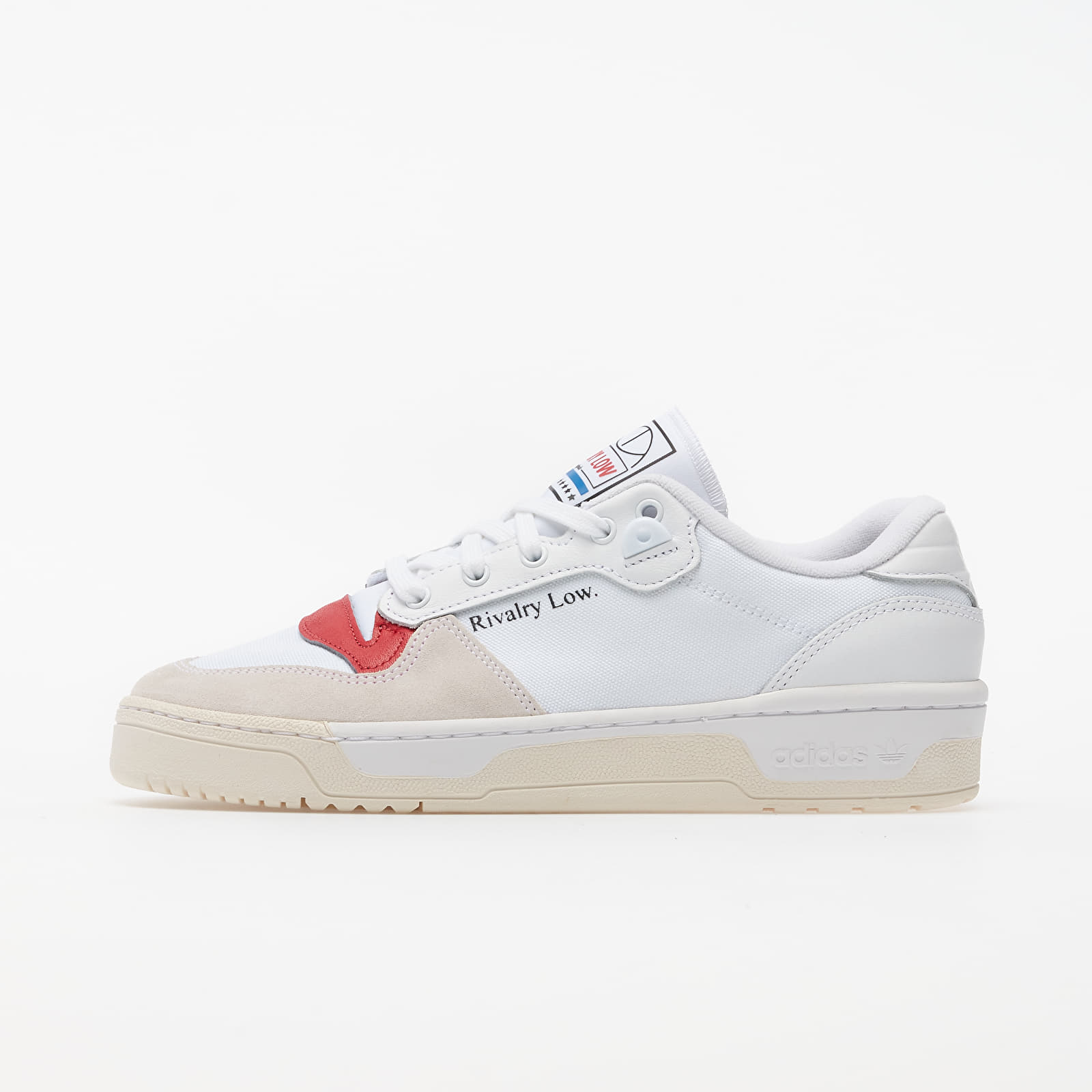 Männer adidas Rivalry Low Ftw White/ Core White/ Glow Red