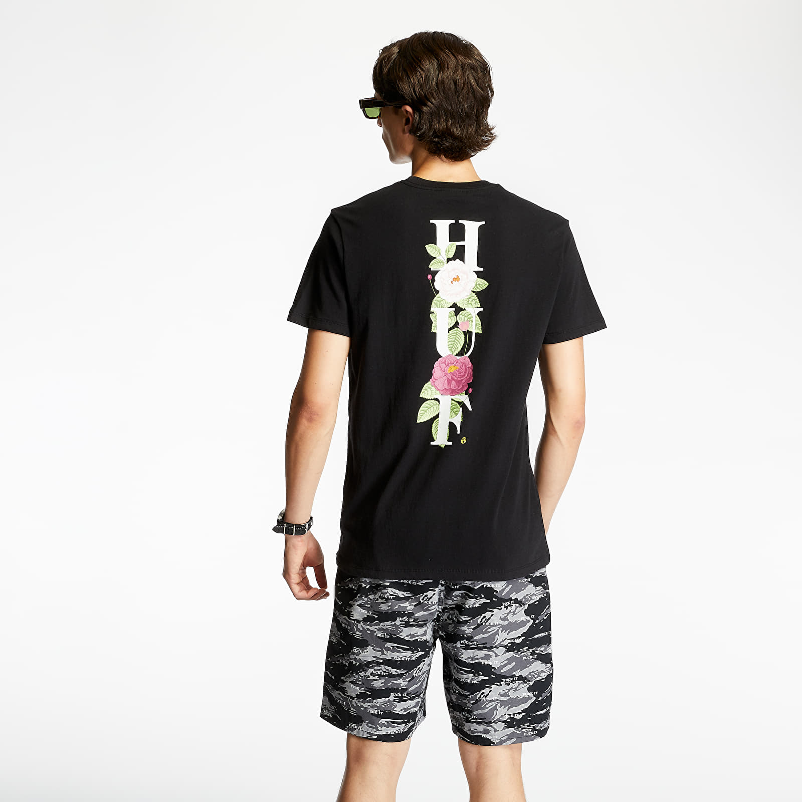 T-shirts HUF Central Park Pocket Tee Black