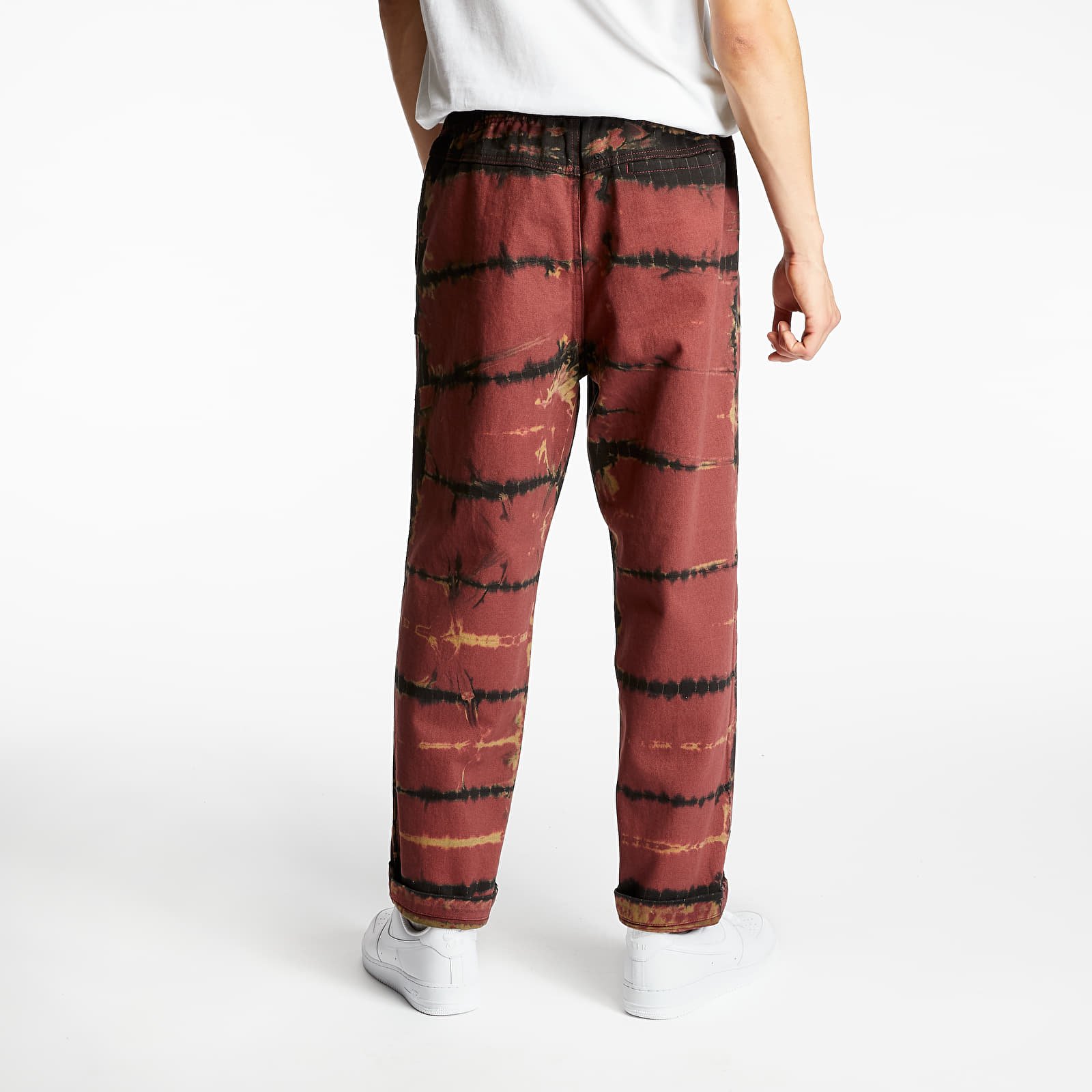 Bukser Stüssy Rip Dye Beach Pants Brick