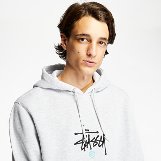 Stussy copyright hoodie grey sale