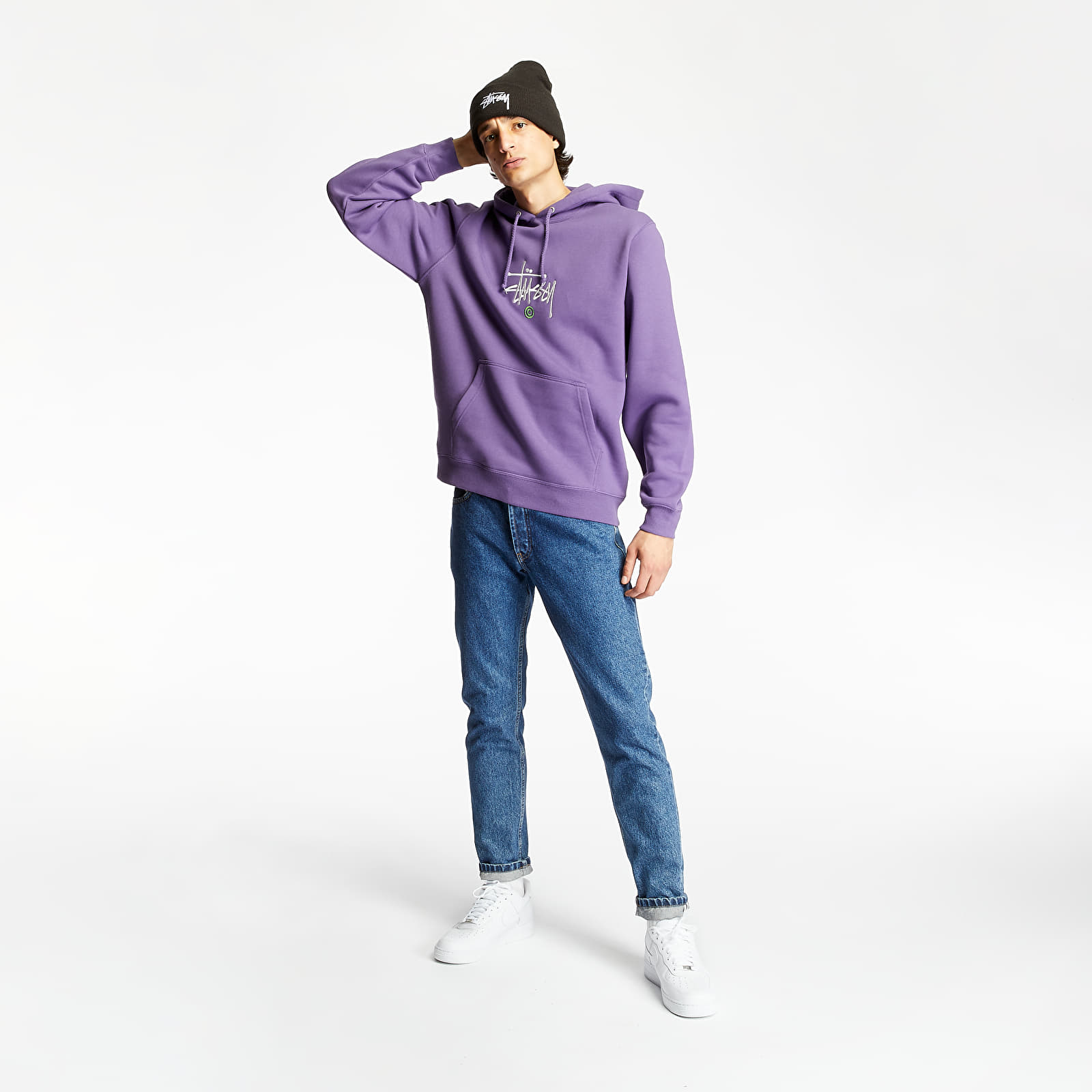 Sweatjacken und Sweatshirts Stüssy Copyright App. Hoodie Purple