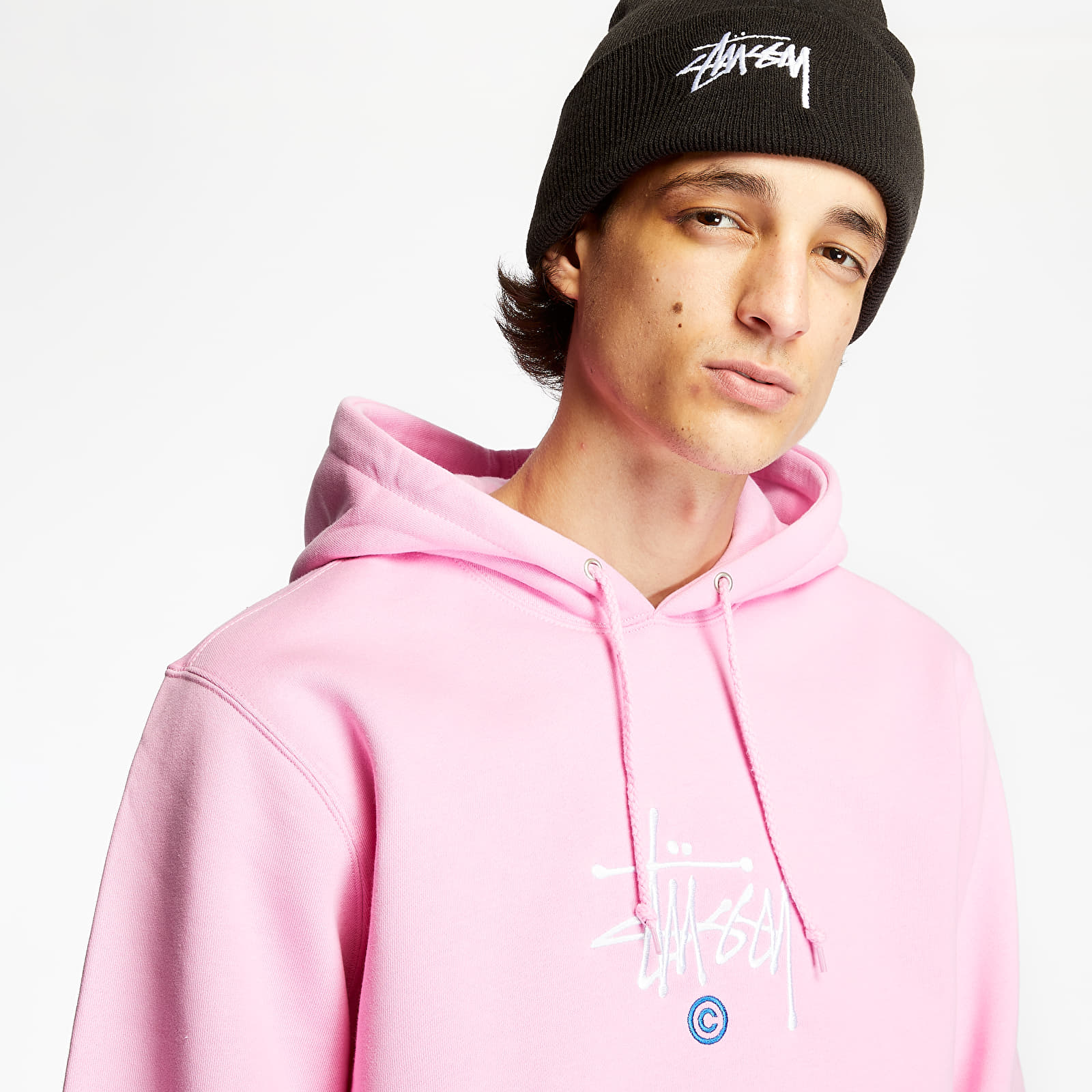 Stussy pink sweatshirt best sale
