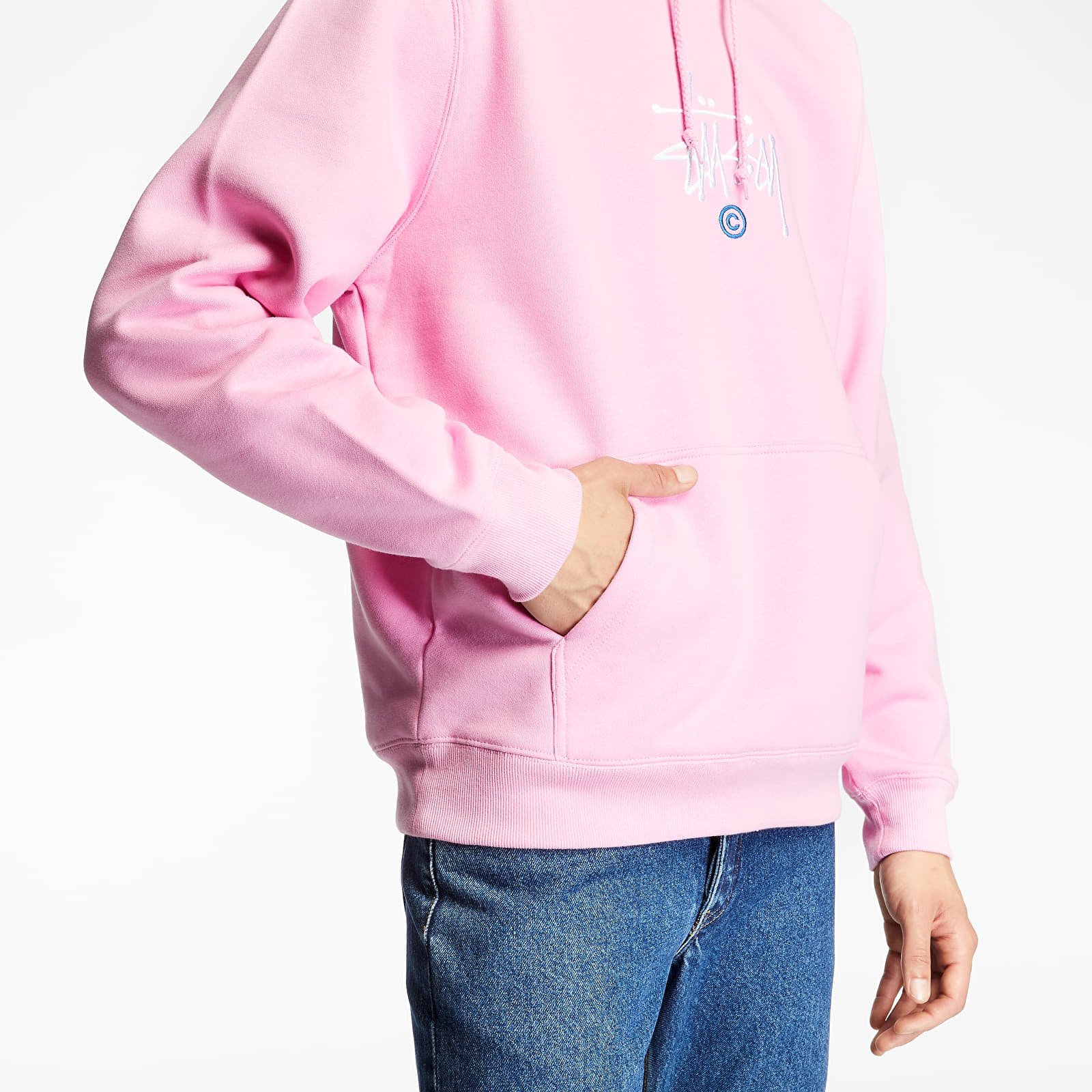 Sudaderas Stüssy Copyright App. Hoodie Pink