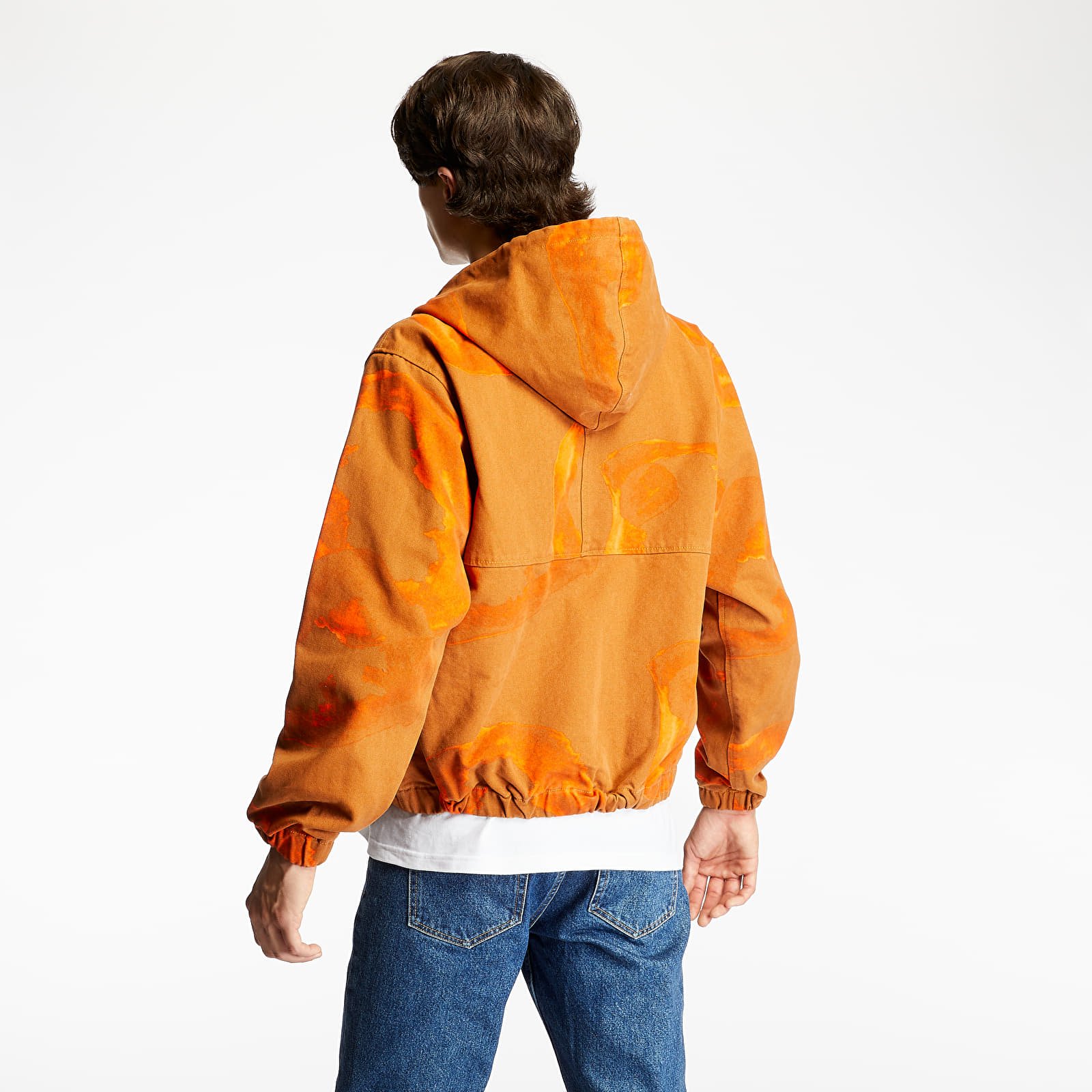 Kurtki Stüssy Printed Canvas Work Jacket Clay