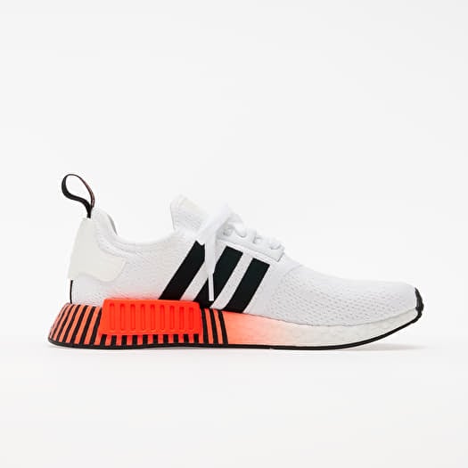 Adidas originals nmd r1  men's black/white/solar red solar top