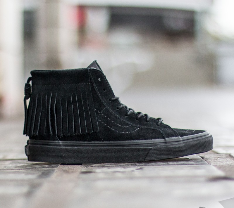 Women's shoes Vans Sk8-Hi Moc Black/ Black | Footshop