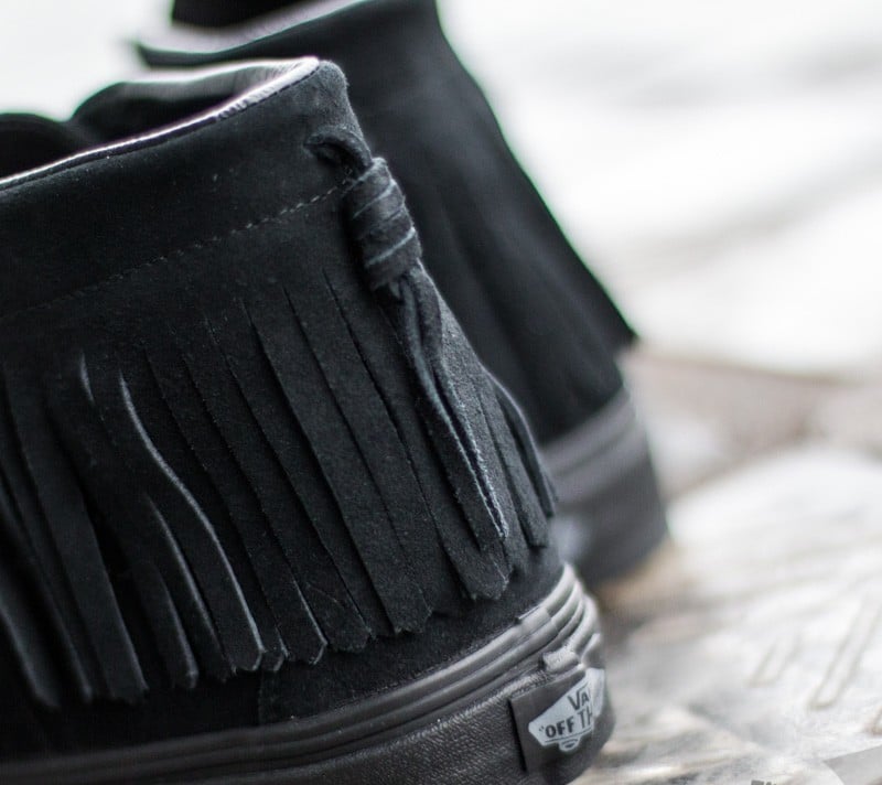Women s shoes Vans Sk8 Hi Moc Black Black Footshop
