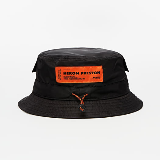 HERON PRESTON Bucket Hat Black | Footshop