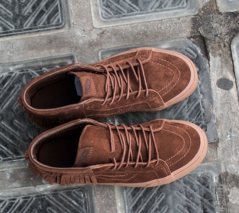 Zapatillas mujer Vans Sk8-Hi Moc Suede Bison