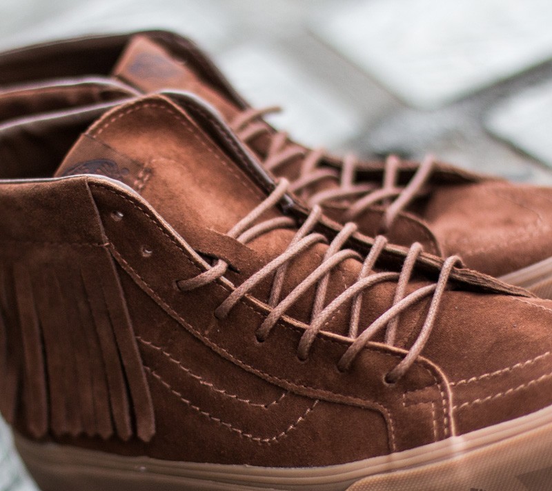 Zapatillas mujer Vans Sk8-Hi Moc Suede Bison