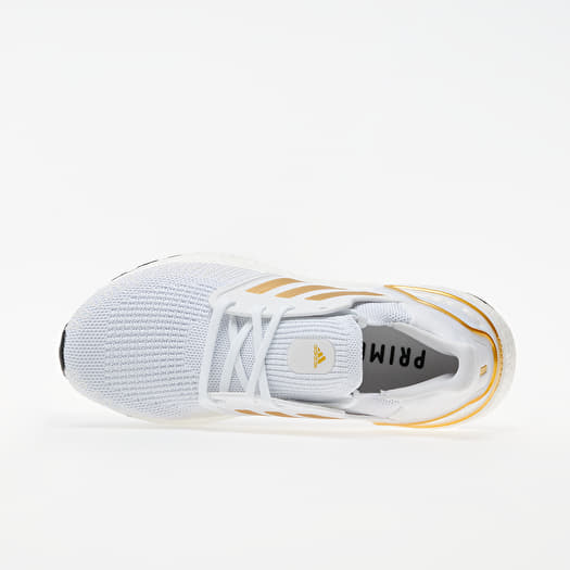 Adidas ultraboost 20 white and gold top