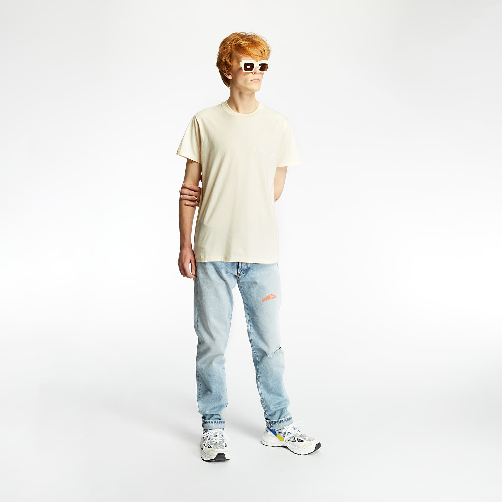 T-shirts HELMUT LANG Tee White Sand