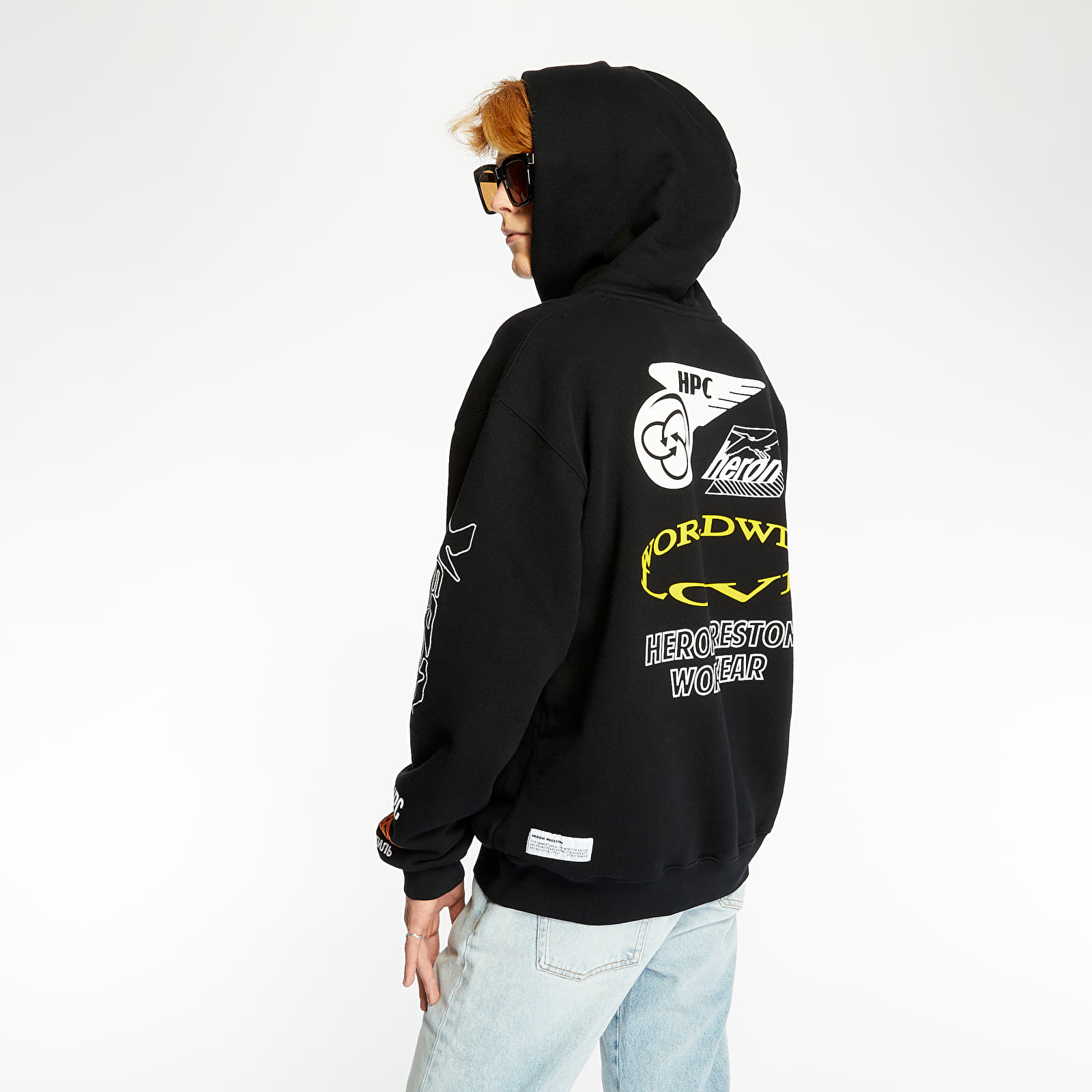 Heron preston sales college hoodie