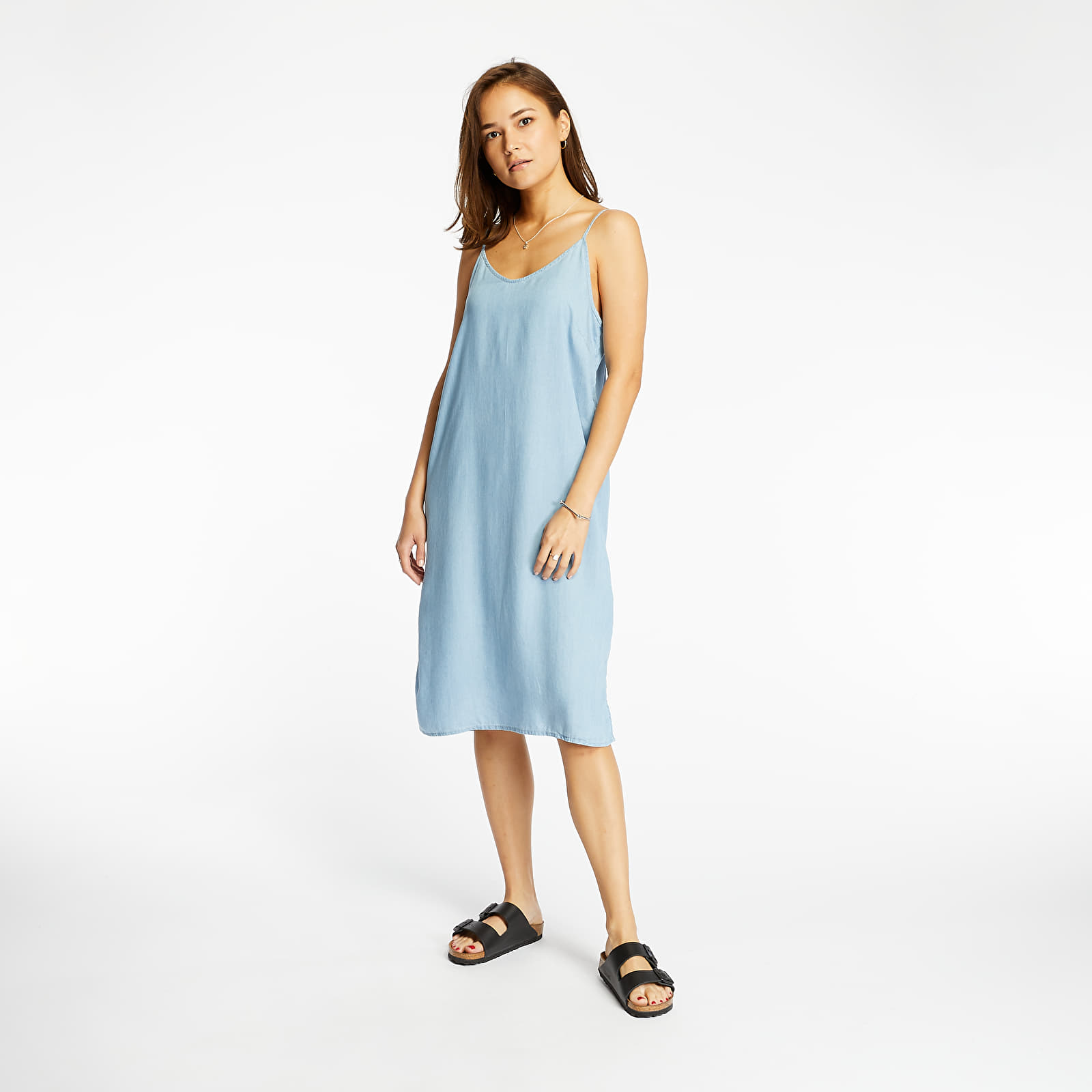 Abiti SELECTED Chloe Strap Dress Light Blue
