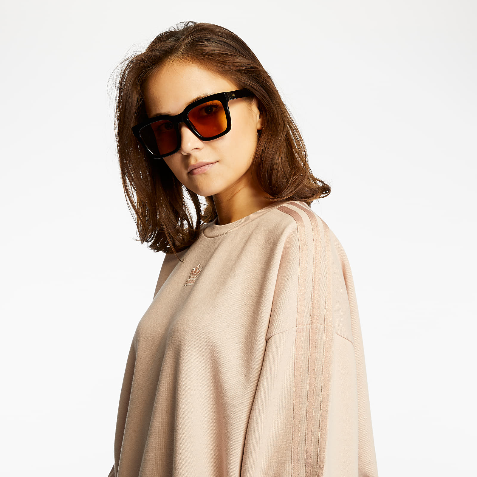 Hupparit ja collegepaidat adidas Crew Sweatshirt Ash Pearl