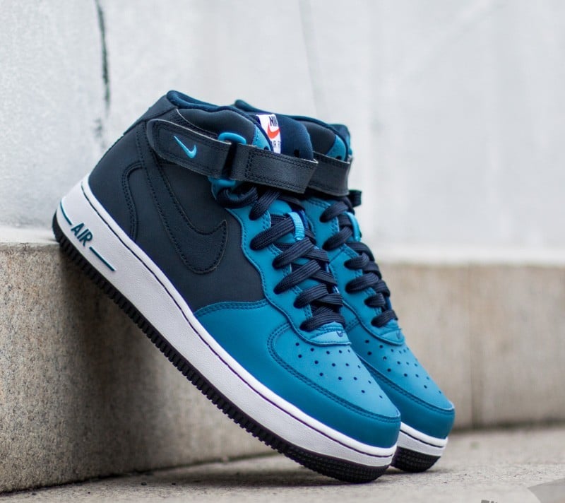 Women s shoes Nike Air Force 1 Mid GS Obsidian Obsidian Brigade