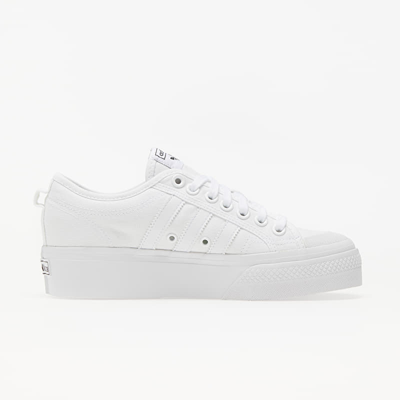 こ*ぎ様  Nizza Platform Wスニーカー ホワイト adidas Nizza Platform W Ftw White/ Ftw White/ Ftw White | Footshop