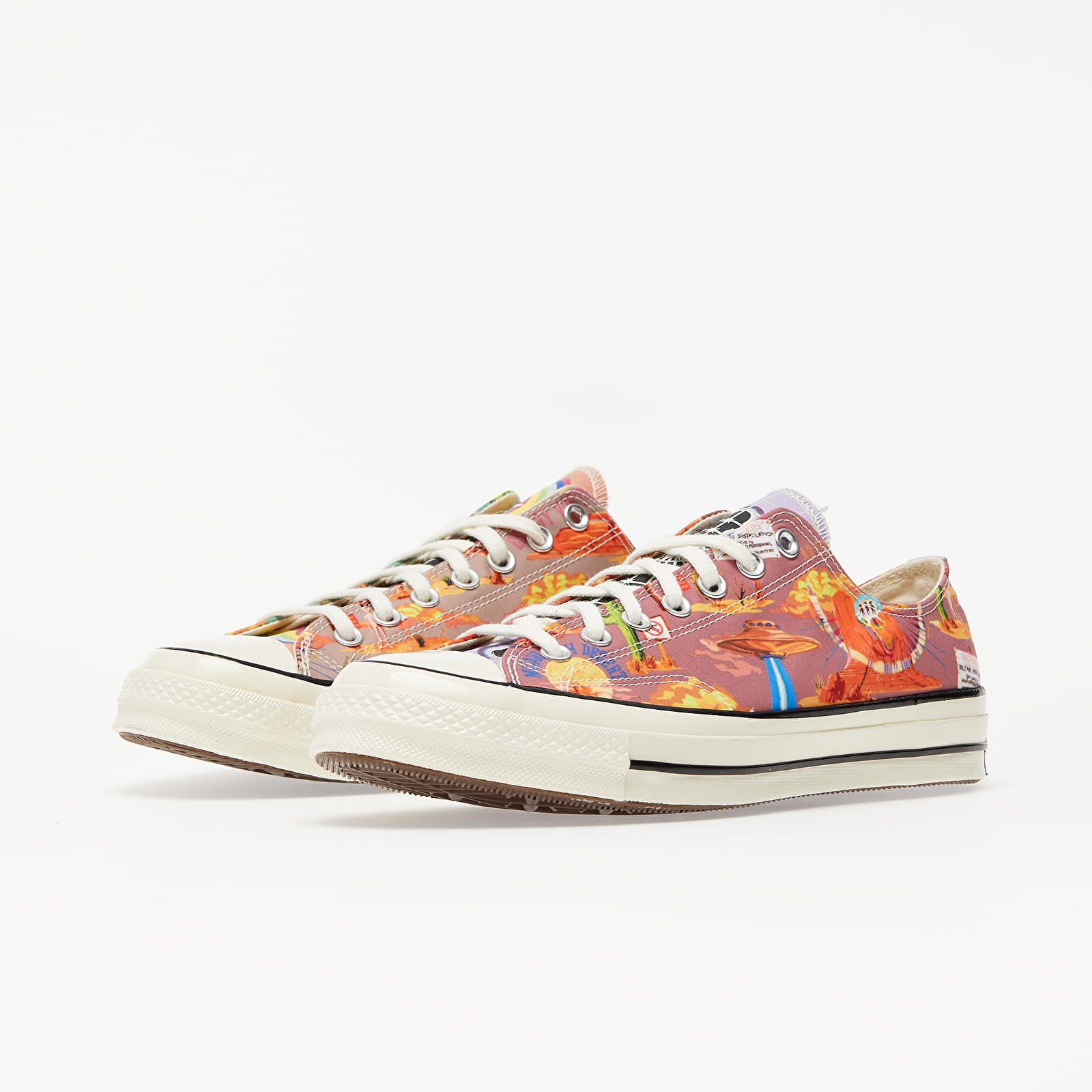 Scarpe uomo Converse Twisted Resort Chuck 70 OX Egret/ Multi/ Black