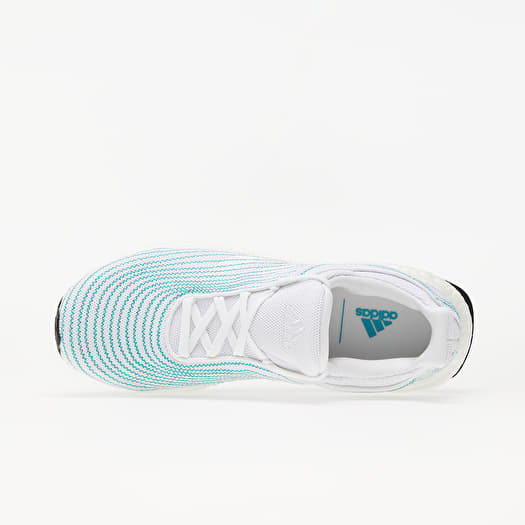 Men's ultraboost parley running shoes  white/grey/blue clearance