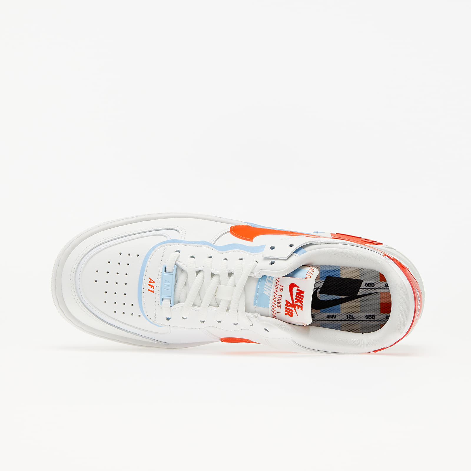 Scarpe donna Nike W Air Force 1 Shadow SE Summit White/ Summit White-Team Orange
