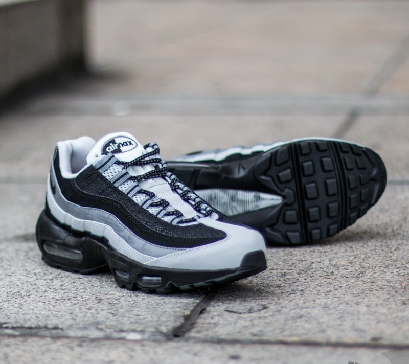 Nike air max 95 essential (black/white-wolf grey) deals 銆恠p銆?