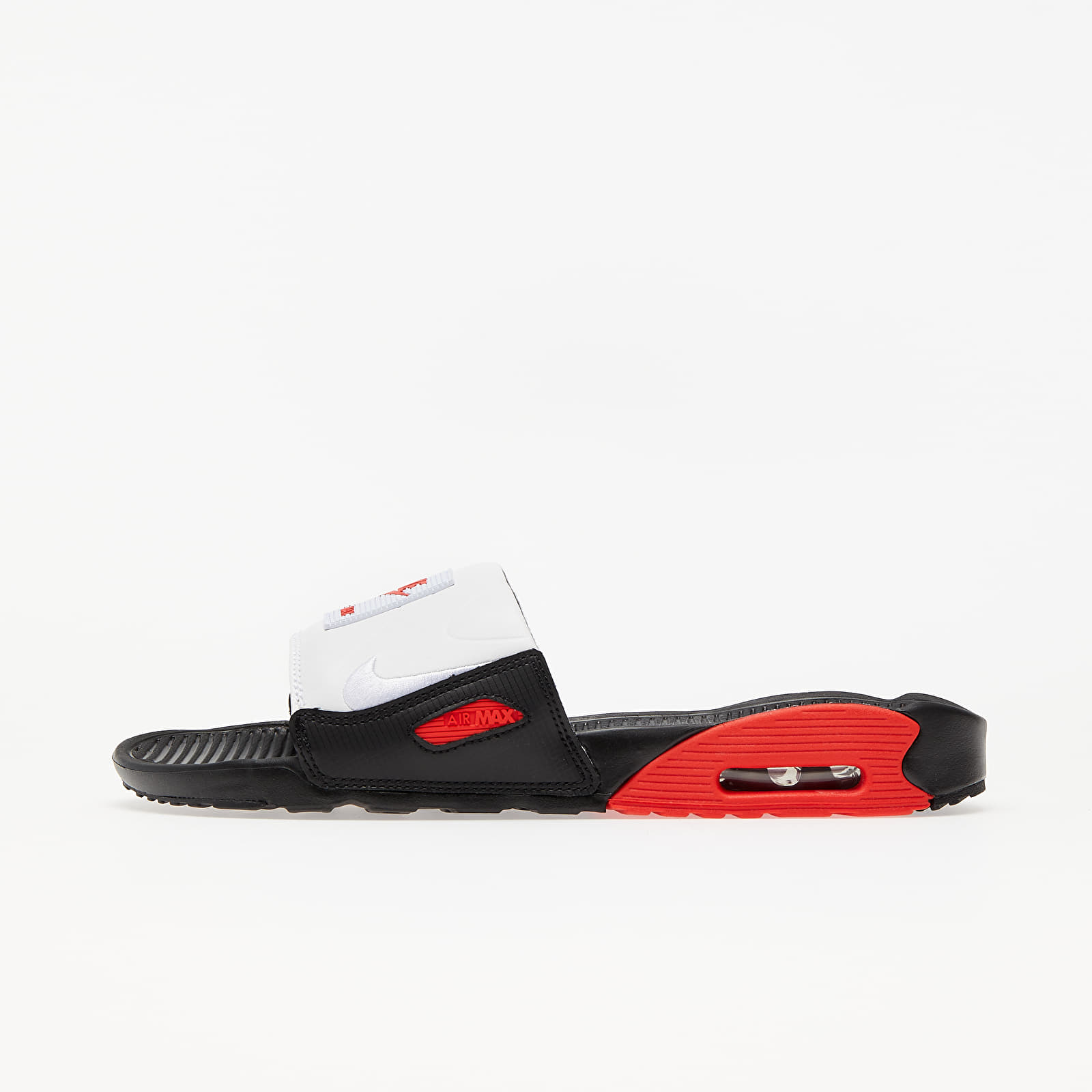 Chaussures et baskets homme Nike Air Max 90 Slide Black/ White-Chile Red