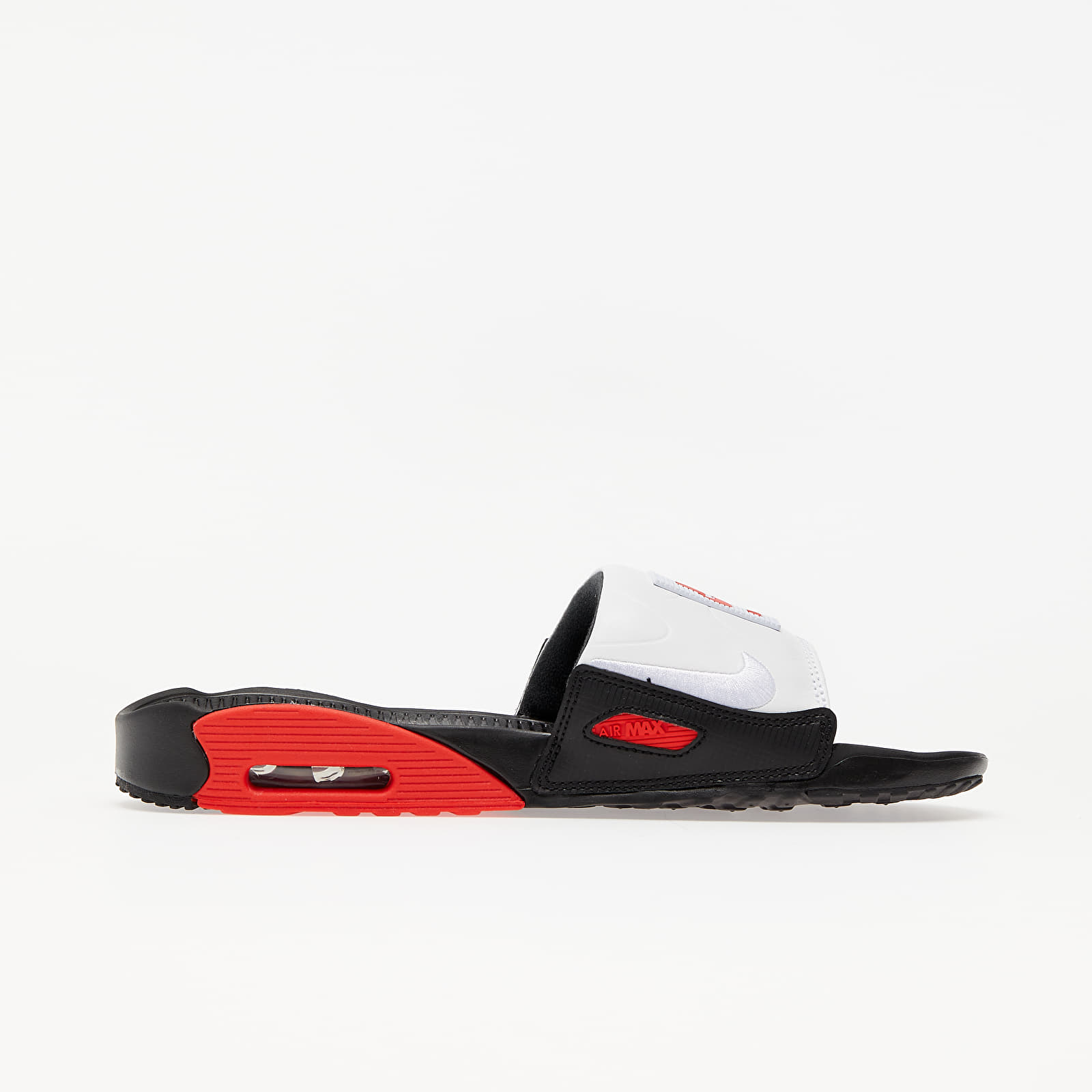 Skor för män Nike Air Max 90 Slide Black/ White-Chile Red