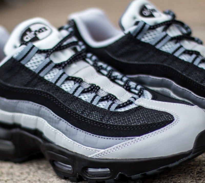 Nike air max 95 outlet essential (black/white-wolf grey) 銆恠p銆?