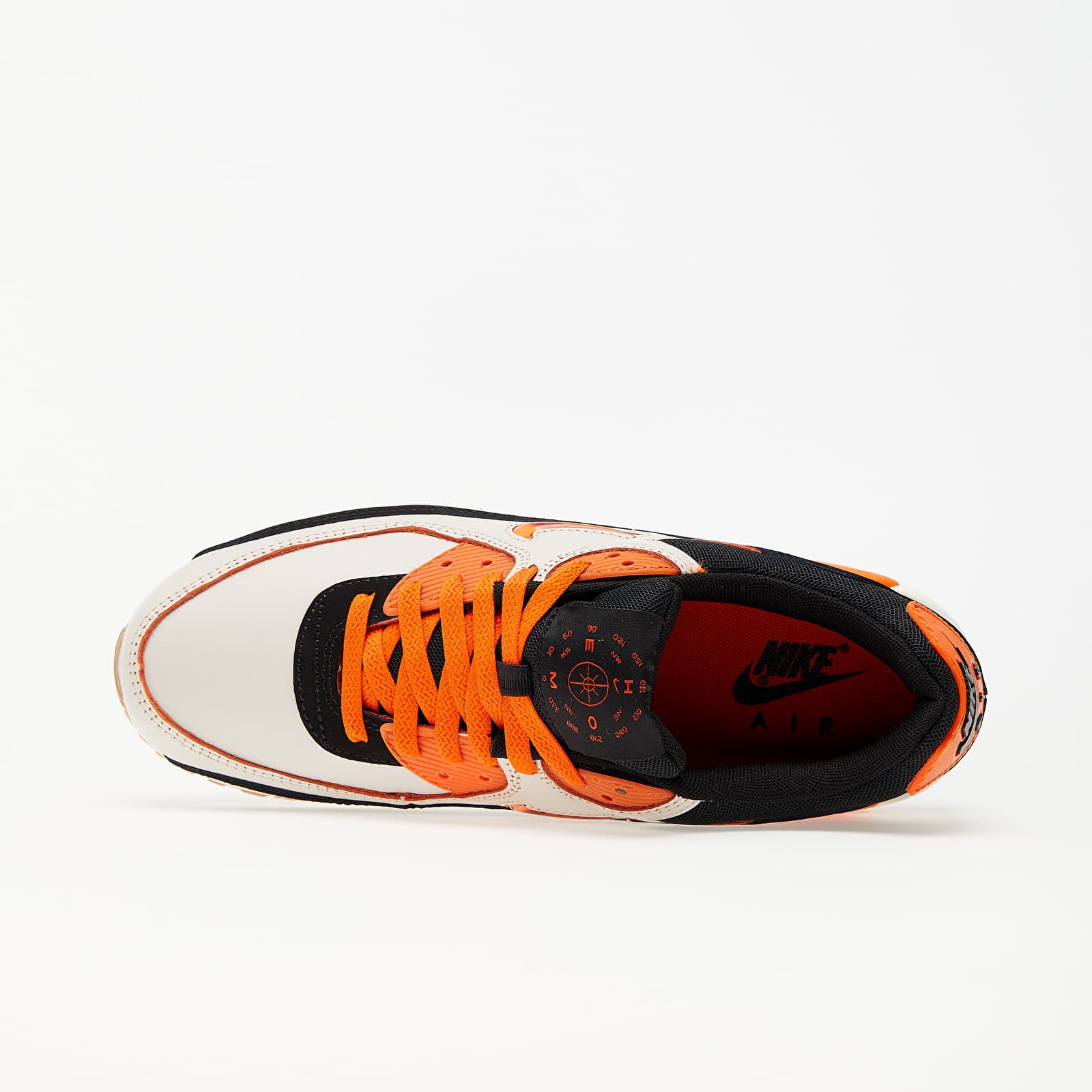 Vyriška avalynė Nike Air Max 90 Premium Sail/ Safety Orange-Black-Gum Med Brown