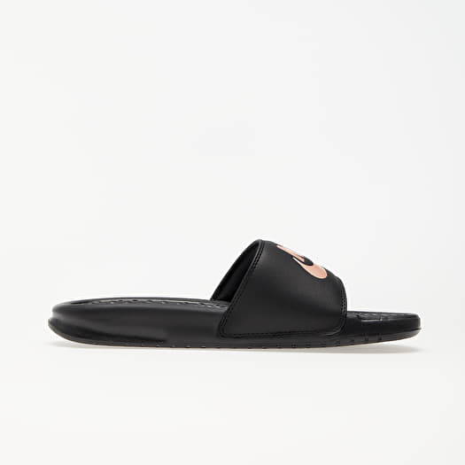 Women s shoes Nike Wmns Benassi Jdi Black Rose Gold Footshop