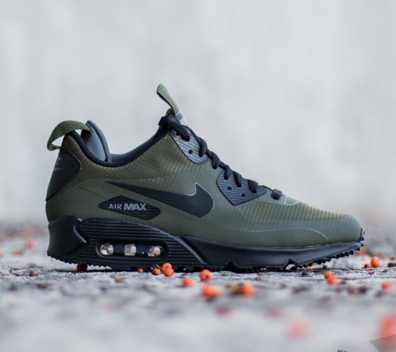 Herren Sneaker und Schuhe Nike Air Max 90 Mid Winter Dark Loden Black Dark Grey Footshop