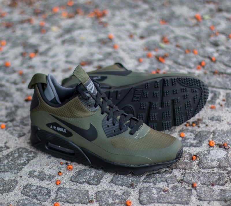 Herren Sneaker und Schuhe Nike Air Max 90 Mid Winter Dark Loden Black Dark Grey Footshop
