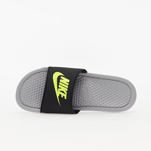 Men s shoes Nike Benassi JDI Wolf Grey Volt Black Footshop