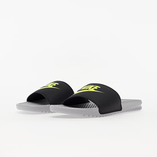 Men s shoes Nike Benassi JDI Wolf Grey Volt Black Footshop