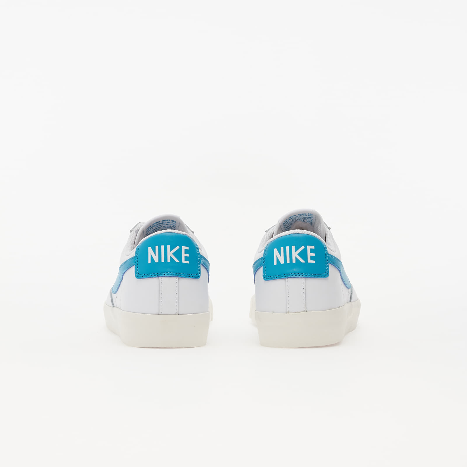 Sko til mænd Nike Blazer Low Leather White/ Laser Blue-Sail