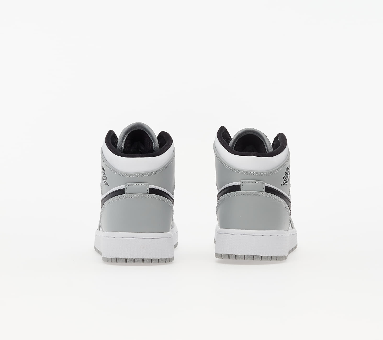 Baskets Jordan Air 1 Mid GS Lt Smoke - vue 7