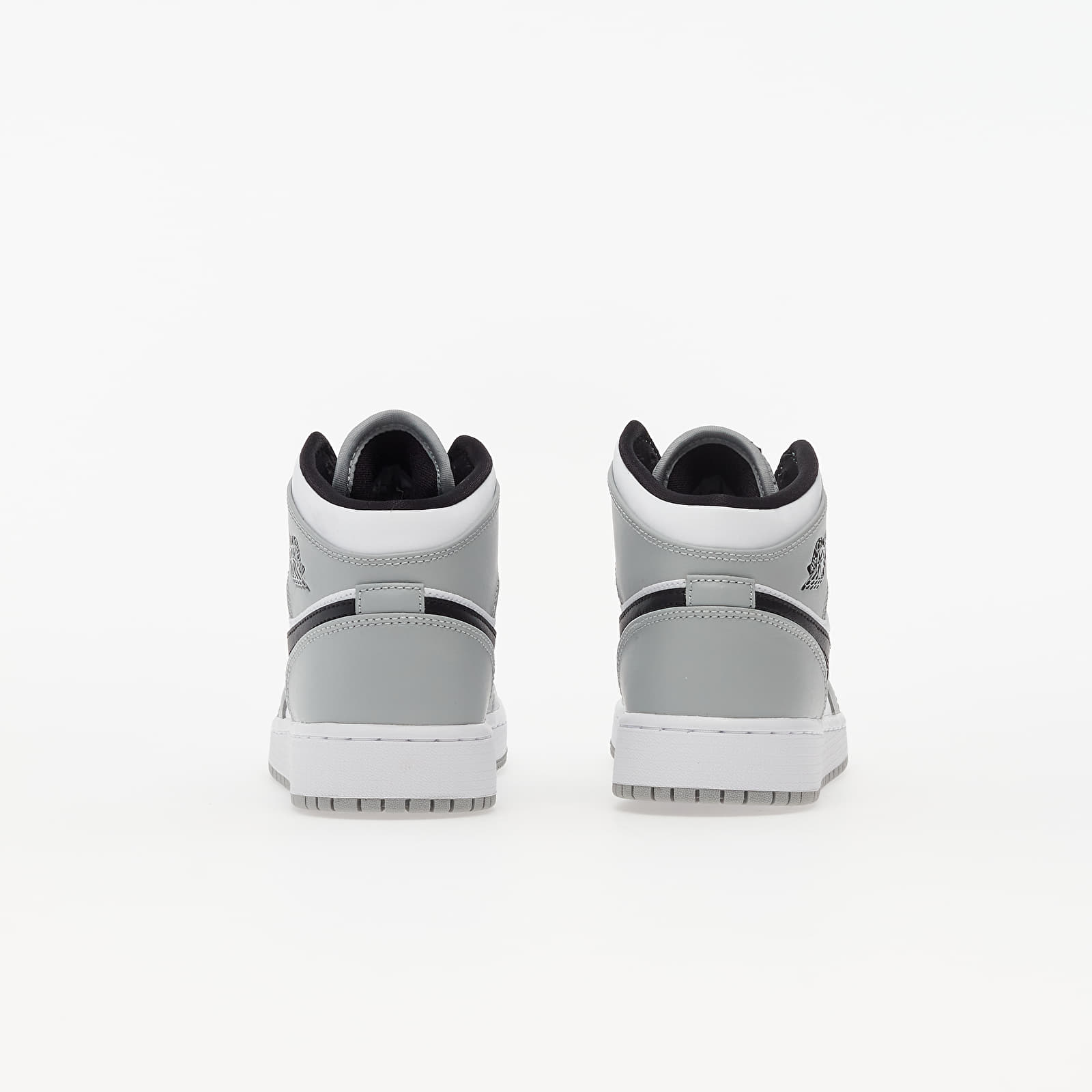 Gyerek sneakerek and cipők Jordan Air 1 Mid (GS) Lt Smoke Grey/ Black-White