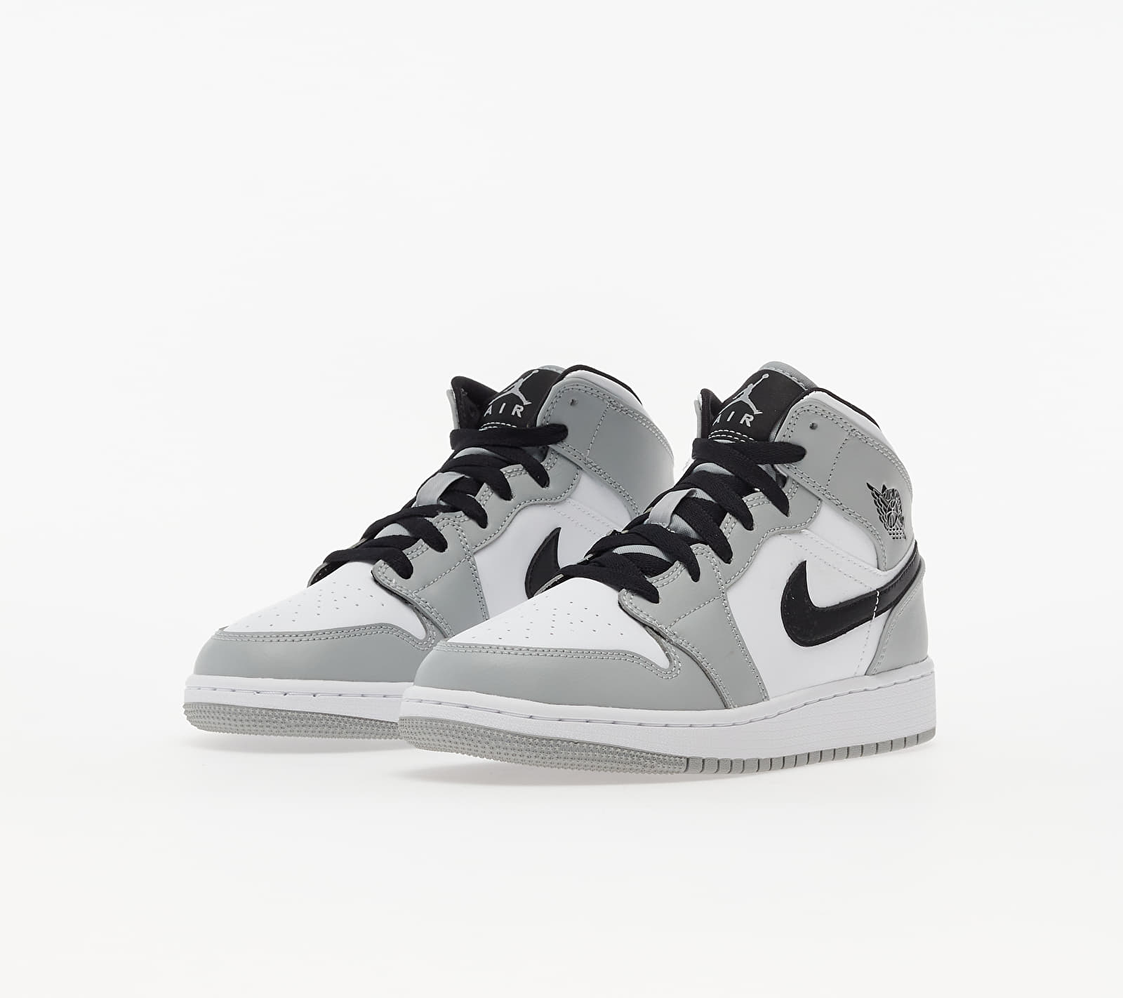 Baskets Jordan Air 1 Mid GS Lt Smoke - vue 8
