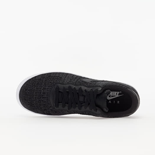 Scarpe uomo Nike Air Force 1 Flyknit 2.0 Black Anthracite White Footshop