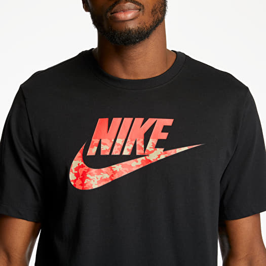 nike t shirt camo logo
