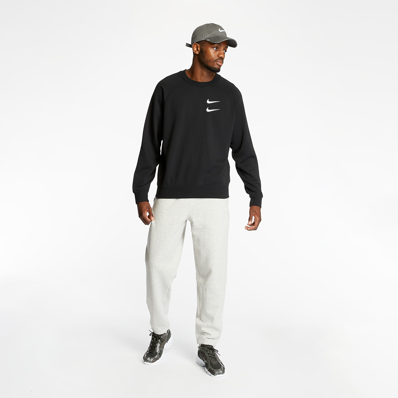 Nike sportswear 2025 swoosh ft crewneck