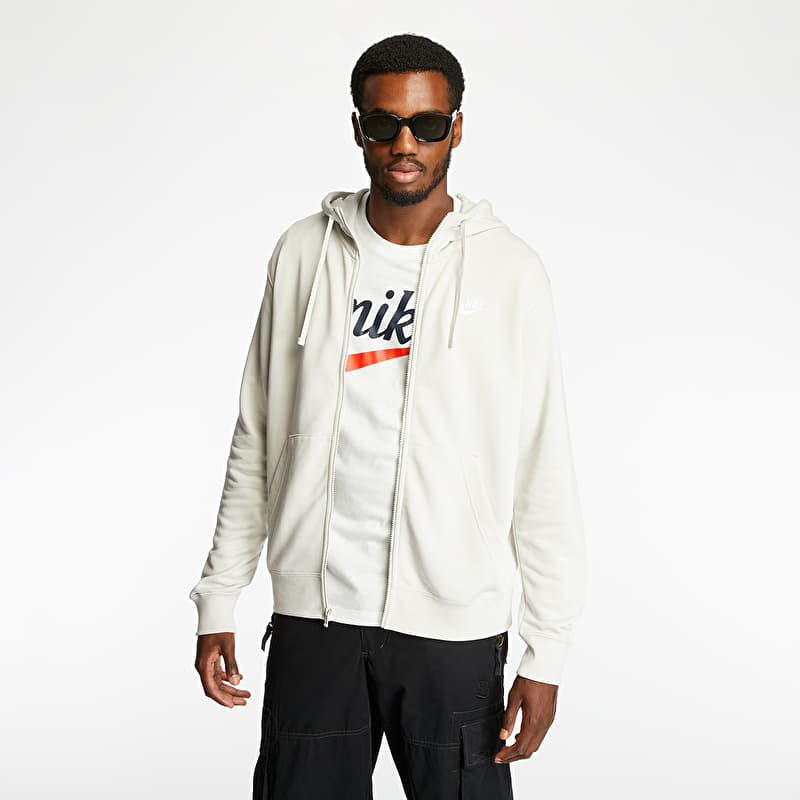 Sweatshirt Nike Sportswear Club Full Zip Hoodie Beige