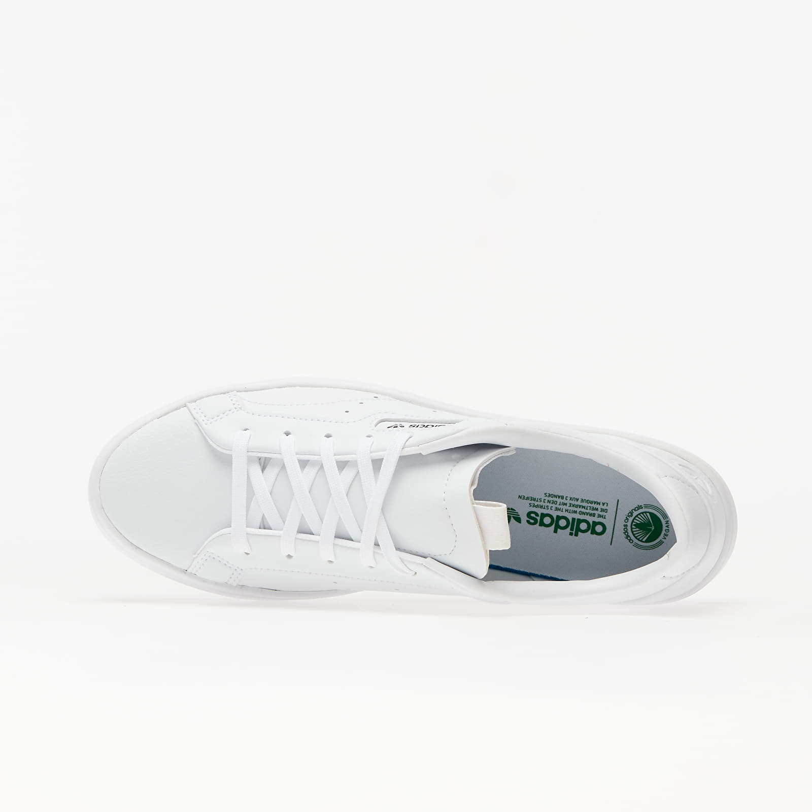 Adidas sleek on sale trainers white