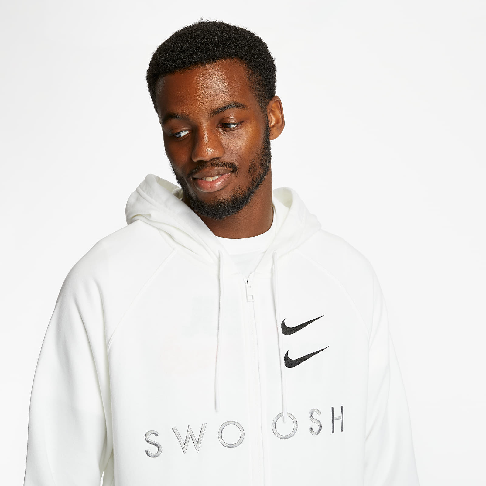 Hoodies and sweatshirts Nike Sportswear Swoosh Hoodie White Footshop