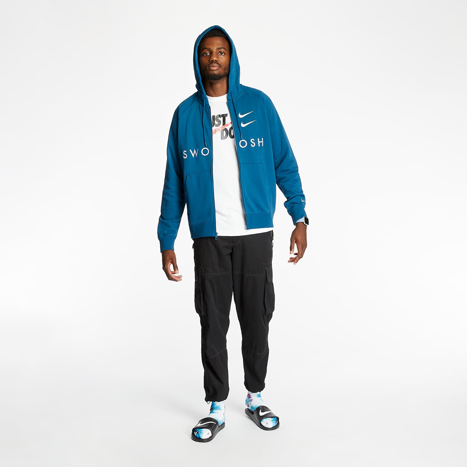 Hættetrøjer og sweatshirts Nike Sportswear Swoosh Hoodie Blue